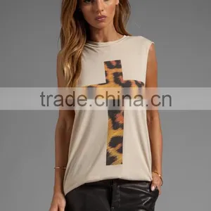 Leopard Print Tank Top no Bra thumbnail-1