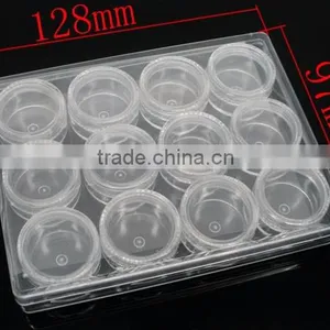 Wholesale 1 Set (12PCs) Clear Beads Display Storage Case Box thumbnail-3