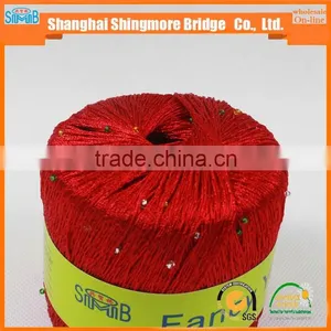 Polyester Yarn Supplier Hot Cheap Wholesale OEKO-Tex Standard Quality 100 Polyester Beads Yarn for Knitting thumbnail-3