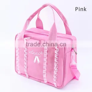 Children Kids Ballet Sling Bag Pink Girls Ballet Handbag Dual-Use Dance Shoes Bag thumbnail-4