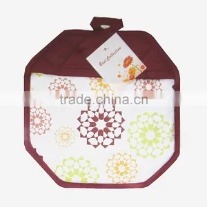 Heat Resistant Promotional Pot Mitt 100% Cotton Pot Holder For Kitchen thumbnail-4