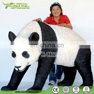 High Qaulity Life-size Fiberglass Panda thumbnail-1