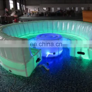 Fashon Inflatable Sofa Chair,LED Inflatbale Sofa With Table thumbnail-4