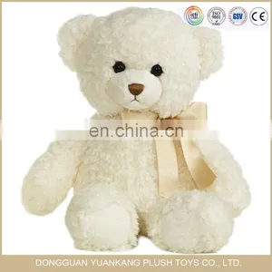 Direct Manufacturer With ICTI Certificate Plush White Soft Teddy Bear Toy thumbnail-1