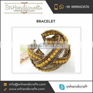 Imitation Golden Beaded Bracelet for Sale at Reliable Price thumbnail-1