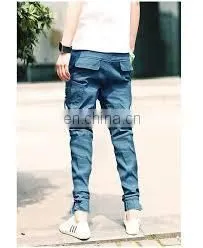 2015 Hot Sale Men's Pants Fashion Drop Crotch Harem Pants Words Printed Outdoors Sports thumbnail-1