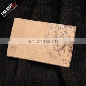 Wholesale Custom Denim Jeans Private Leather Label Patch for Clothing thumbnail-1