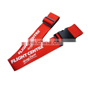 Good Quality Custom Polyester Printing Travel Uggage Belt Strap With Buckle thumbnail-2