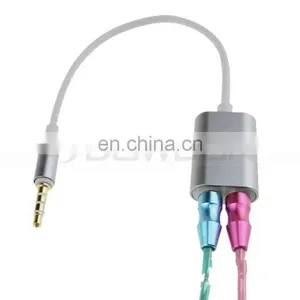 3.5mm 1 Male to 2 Female Headphone Earphone Audio Extension Y Splitter Cable thumbnail-6