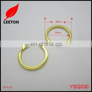 30mm Shiny Gold Flat Split Ring for Gift thumbnail-5