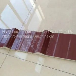18mm 1010 Width Special PU Sandwich Sheets Polyurethane Sandwich Panel thumbnail-1