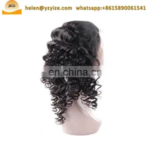 Ponytail Afro Braided Bun Hairpiece Synthetic 613 Full Lace Wig Human Hair Weft thumbnail-5