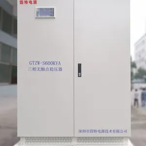Goter Power Maintenance Free SCR Type 3 Phase 1000KVA Automatic Voltage Stabilizer Price thumbnail-1