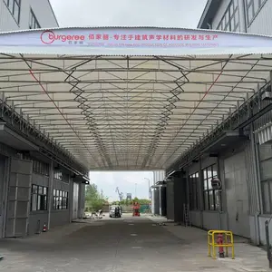 Large Warehouse Canopy, Electric Retractable Canopy, Foldable Canopy, Factory Passage Canopy Manufacturer Provides On-site Installation thumbnail-5