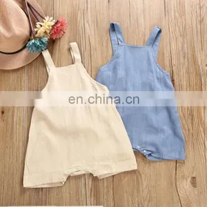 Wholesale Soft Toddler Summer Baby Romper Baby Girl Boy Rompers thumbnail-3