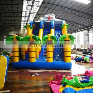 Commercial Forest Theme Kids Outdoor Inflatable Bounce House With Slide On Sale thumbnail-2