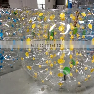 1.5m Inflatable Bubble Balls Large PVC TPU Human Sized Child Adults Bumper Ball Soccer Games For Sale thumbnail-5