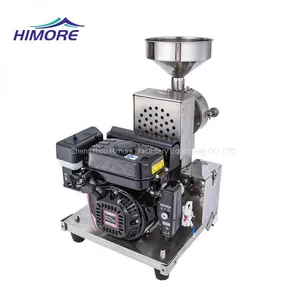 Gasoline Engine Grain Mill Flow Type Flour Mill Outdoor Use Grain Grinding Machine thumbnail-2
