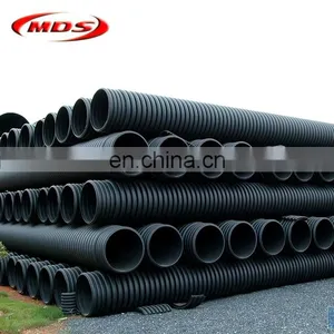 Double Wall 75mm Corrugated Plastic Drainage Pipe thumbnail-6