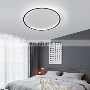 Bedroom Simple Modern Living Room Study Lamp Round Ultra-thin Led Ceiling Lamp Nordic Style Warm Room Lamp thumbnail-4