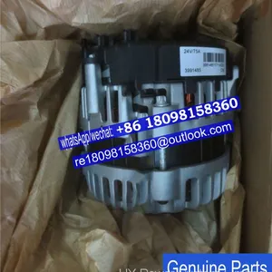 424-6821genuine 24V 55A 9 GROOVE Perkins ALTERNATOR FITS CATERPILLAR ENGINES 8600594 8600684 4246821 Original Parts thumbnail-2