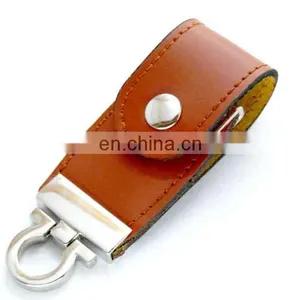 Best Gifts 32gb Usb Drive Leather Pendrive, Grade A Chips Usb Leather Stick, Economy Usb Leather Case thumbnail-3