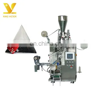 KV High Accuracy Triangle Bag Nylon Tea Packaging Machine for Ginseng Oolong Tea thumbnail-1