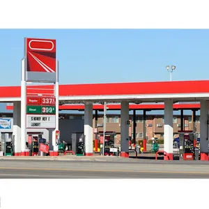 Xuzhou LF Space Frame Gas Petrol Station Canopy thumbnail-1