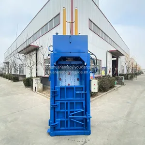 New Horizontal With Door Waste Paper Tube Paper Shell Can Compressor Plastic Paper Oil Paper Bundling Machine Wool Baler thumbnail-2