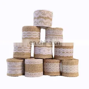 Wholesale Braid Hemp Rope Jute Burlap Lace Ribbon thumbnail-5