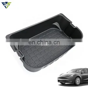Car Rear Trunk Storage Box Double Storage Box Modification Accessories Suitable for Tesla Model Y thumbnail-3