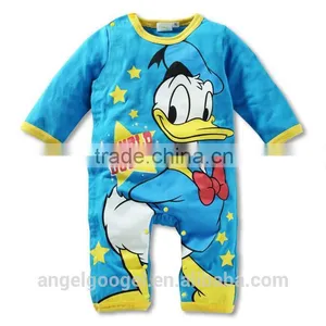 Kids Winter Baby Solid Color Infant Rompers Custom Print AG-LA0008 thumbnail-3