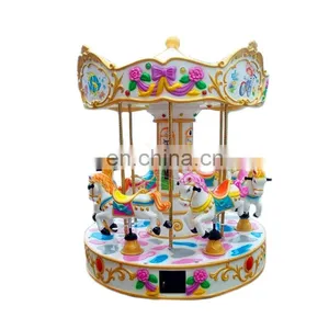 Indoor Kids Mini 6 Seats Carousel Rides for Sale thumbnail-5