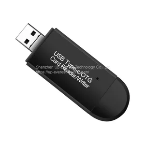 USB 2.0/MICRO USB+TYPE-C OTG 3 in 1 Type-C Card Reader All in One Card Reader thumbnail-3