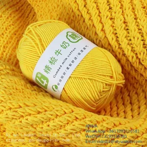Hand Knitting Soft Milk Cotton Knitting Yarn thumbnail-3