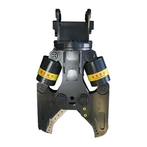 New Hydraulic Pulverizer Concrete Crusher Double Cylinder Hydraulic Shear With Rotary Rotating for Excavator thumbnail-1