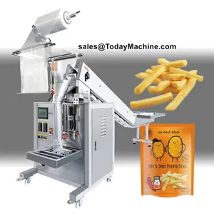 Chain Bucket Type Manual Filling Cake Corn Puffs Snacks Bag Packing Machine thumbnail-4