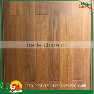 Handscraped Multilayer Walnut Engineered Timber Flooring of High Quality thumbnail-1
