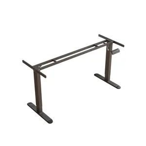 Mns Electric Standing Desk Hand Lift Table Glass Study Table for Living Room Furniture Linear Actuator for Enhanced Work thumbnail-4