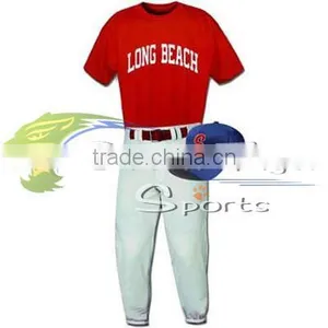 Adult Pro Weight 6-Button Baseball Jersey / Factory Price Men Baseball Uniform/ Sublimated Cheap Baseball Jersey thumbnail-5