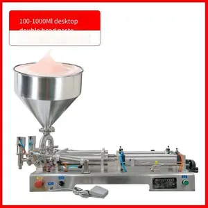 Universal Stainless Steel Double-head Filling Machine for Laundry Detergent, Shampoo, and Hair Conditioner, Quantitative Filling Equipment, Customization Supported thumbnail-2