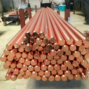 C11000 Solid Copper Ground Rod 5/8 Inch UL Electrical Earthing Rod for Grounding Systems thumbnail-3