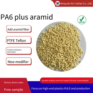 Pa6 Wear-resistant With Aramid Fiber, Glass Fiber, Carbon Fiber, Teflon, Molybdenum Disulfide, Silicone, Graphite, Black and Natural Colors, Lubricated thumbnail-1