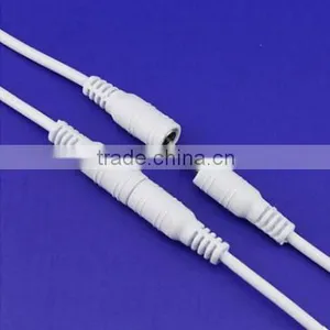 LED Strip DC5.5mm White and Black Male and Female Electrical Connector thumbnail-3