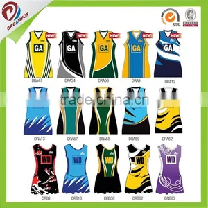 Sublimation Netball Jersey, Netball Uniforms, Netball Wear Quality Choice thumbnail-4
