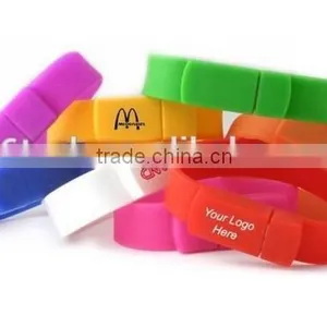 Fashion Colorful Silicone Bracelet Usb Pen Drive/usb Flash Drive/usb Memory Stick For Promotion Quality Choice thumbnail-3