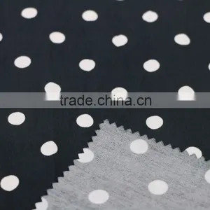 Summer Top Selling Women Dresses Cupro Type100%viscose Twill Dot Print Fabric thumbnail-5