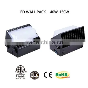 Indoor and Outdoor Ip65 40w 150W Led Wall Pack Light DLC ETL CE RoHS thumbnail-1