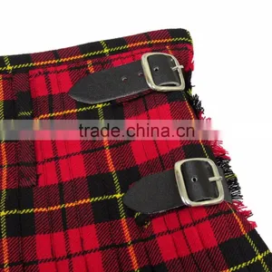 Scottish Wallac Tartan Casual Kilt Made Of Fine Quality Tartan Fabric thumbnail-2