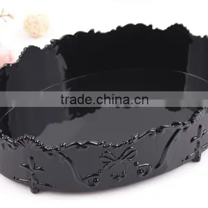 D03 ANPHY Plastic Oval Household Decoration Makeup Organizer Storage Box Holder Display Stock thumbnail-4